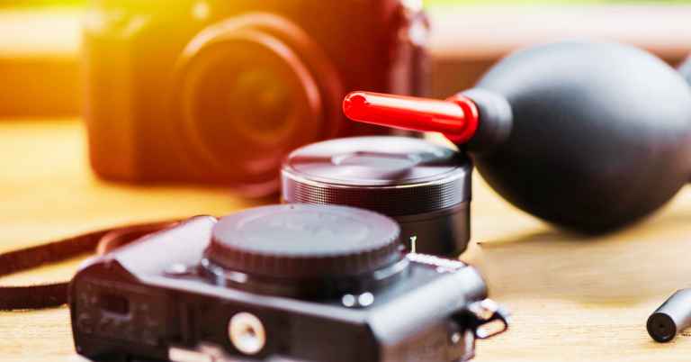 Tools for Cleaning a Camera Lens
